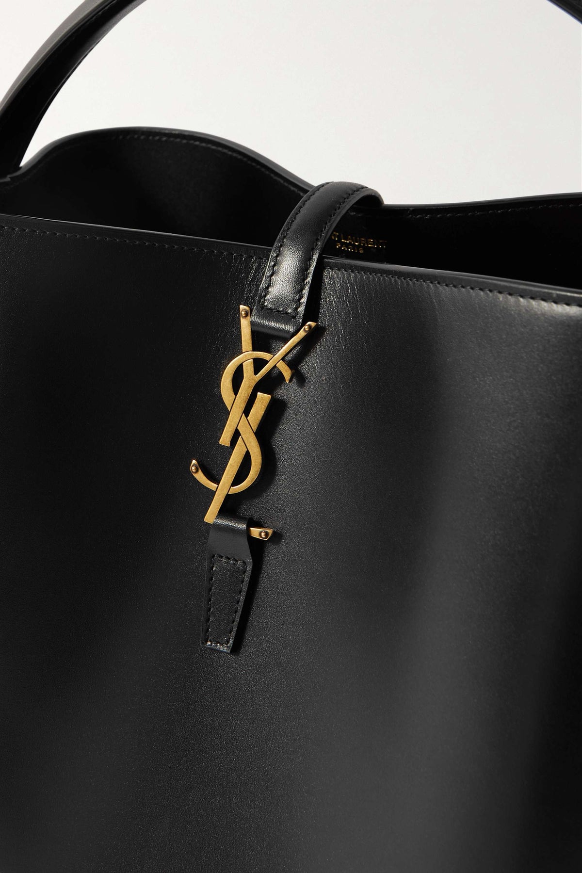 SAINT LAURENT LE24 LEATHER BUCKET BAG