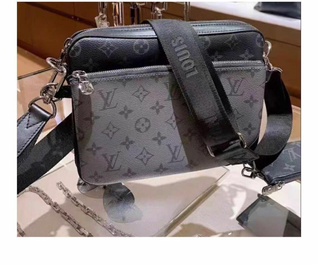 LOUIS VUITTON MONOGRAM ECLIPSE TRIO MESENGER