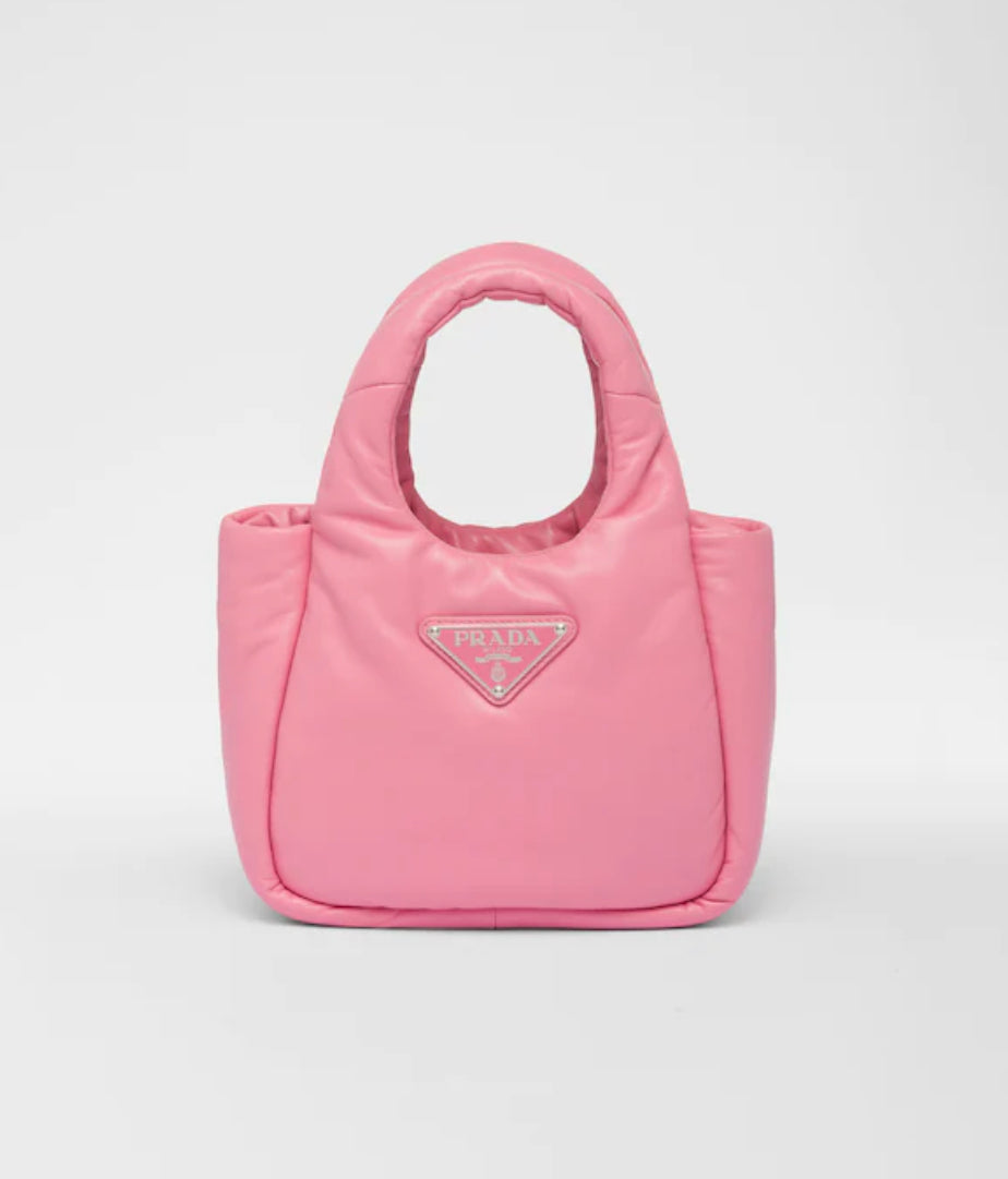 PRADA SMALL PADDED SOFT NAPPA LEATHER