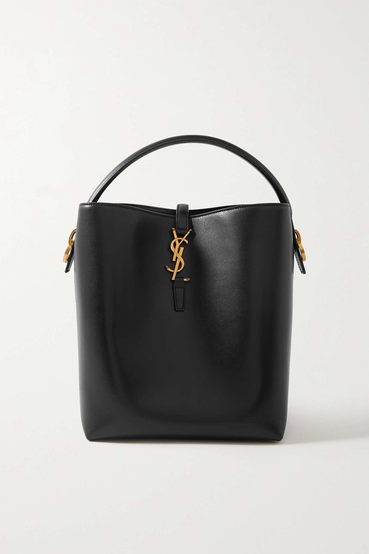 SAINT LAURENT LE24 LEATHER BUCKET BAG