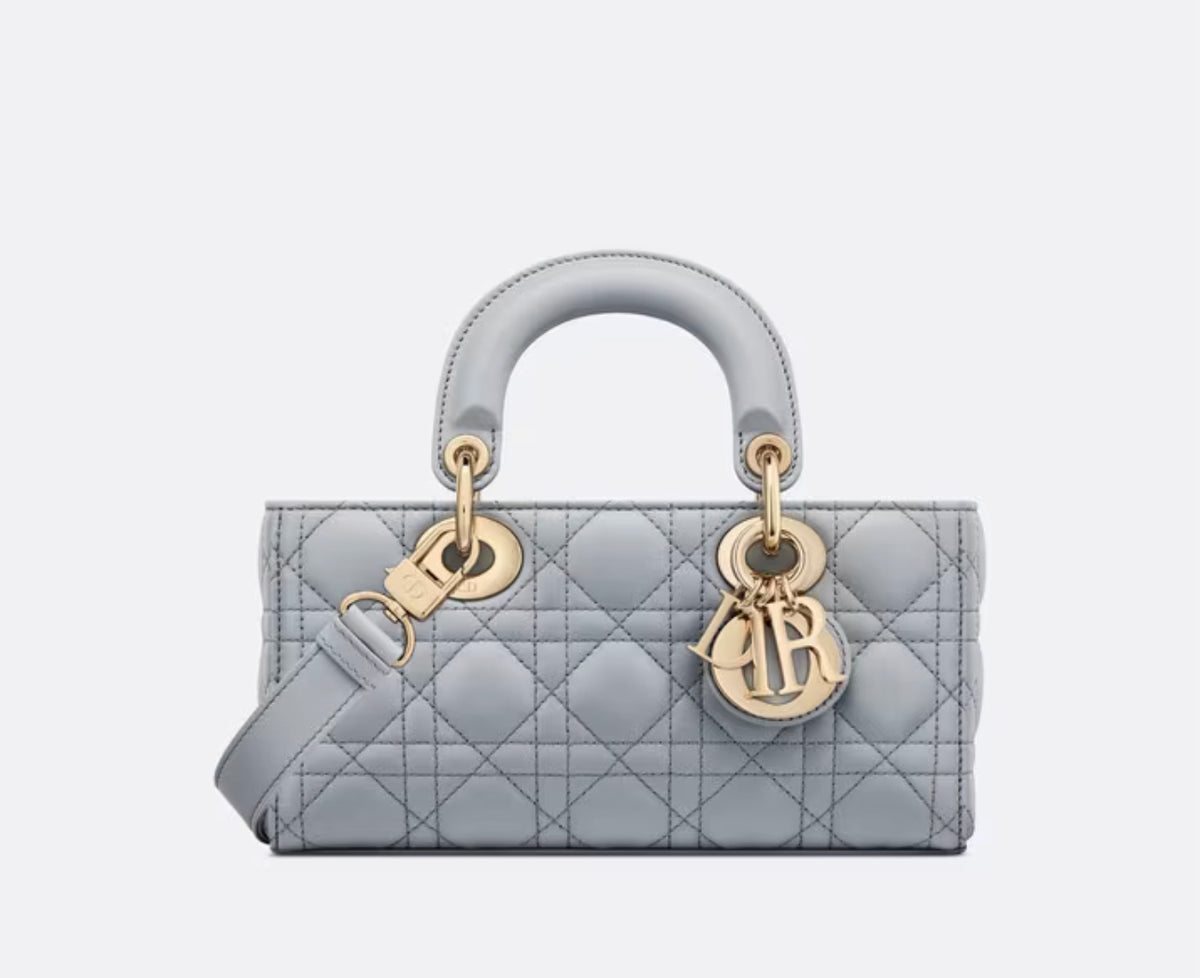 DIOR D JOY SMALL ETHEREAL GREY ,BLACK