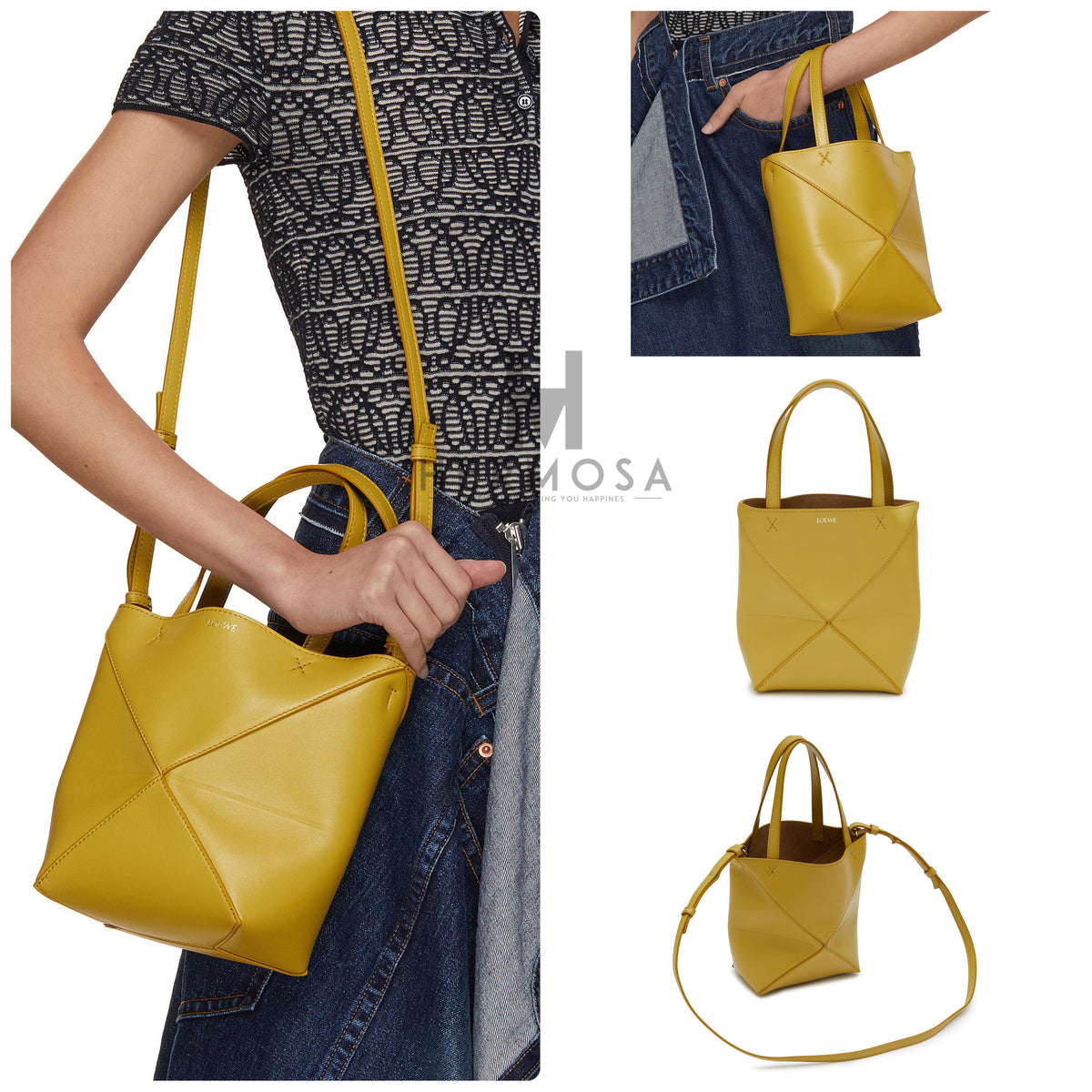 LOEWE PUZZLE FOLD TOTE MINI