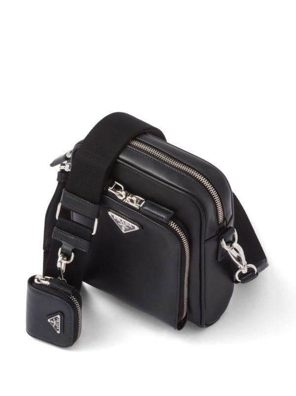 PRADA TRIANGLE LOGO SHOULDER BAG