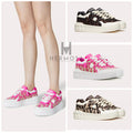 VALENTINO ONE STUD JACQUARD SNEAKERS