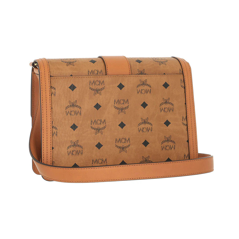 MCM TRACY SHOULDER BAG IN VISETOS MEDIUM