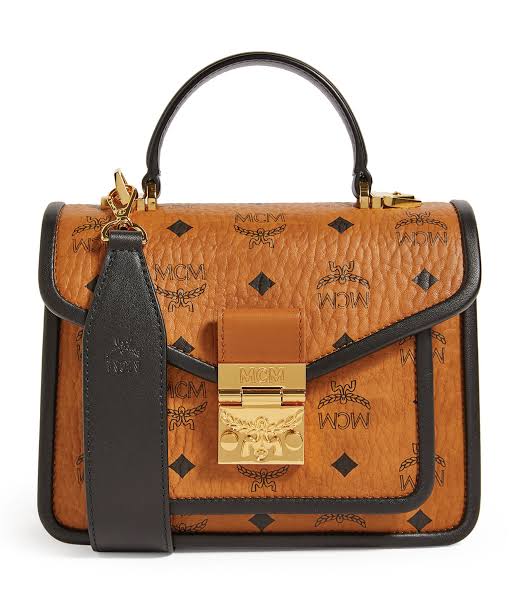 MCM PATRICIA VISETOS LEATHER