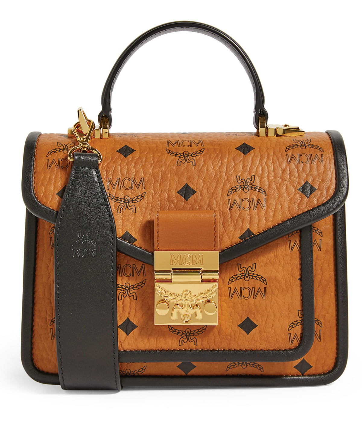 MCM PATRICIA VISETOS LEATHER