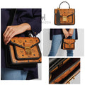 MCM PATRICIA VISETOS LEATHER