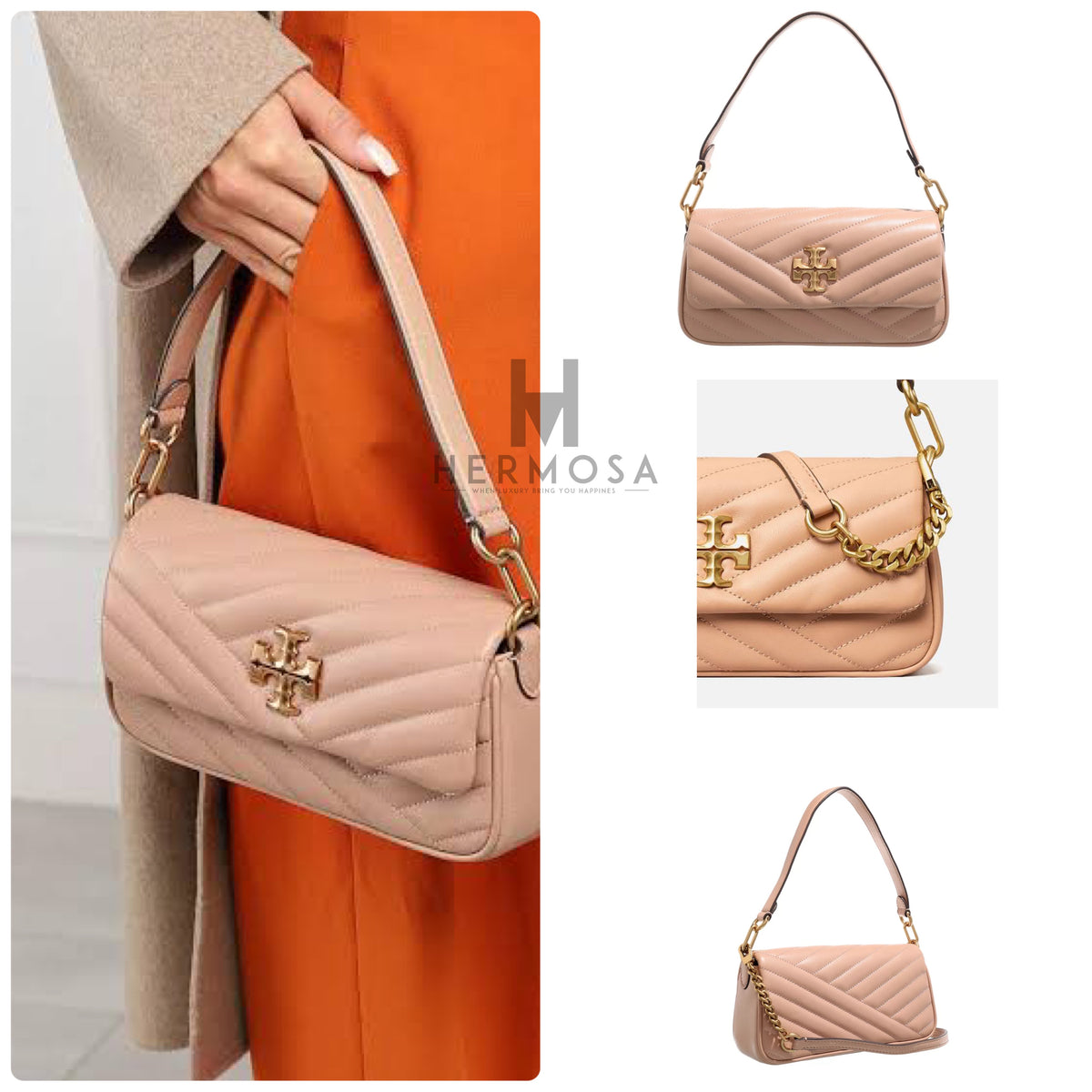 TORY BURCH KIRA CHEVRON SMALL