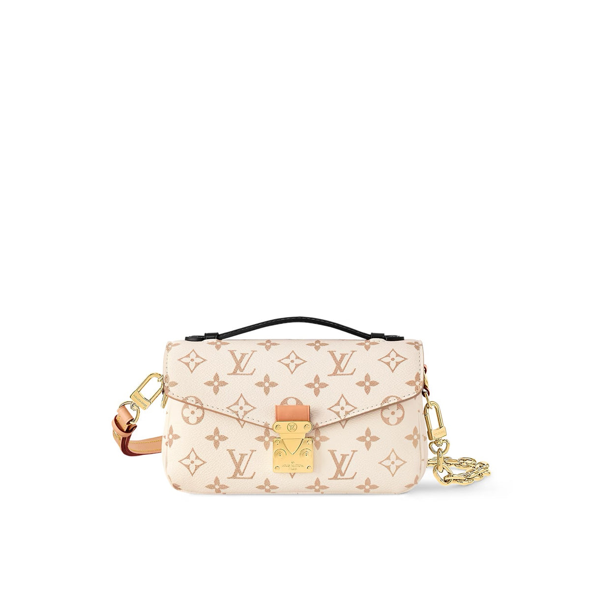 LV POCHETTE METIS EASTWEST MONO WHITE