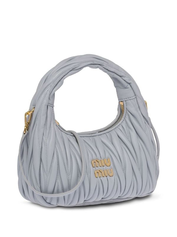 MIU MIU MINI WANDER MATELASSE SHOULDER BAG