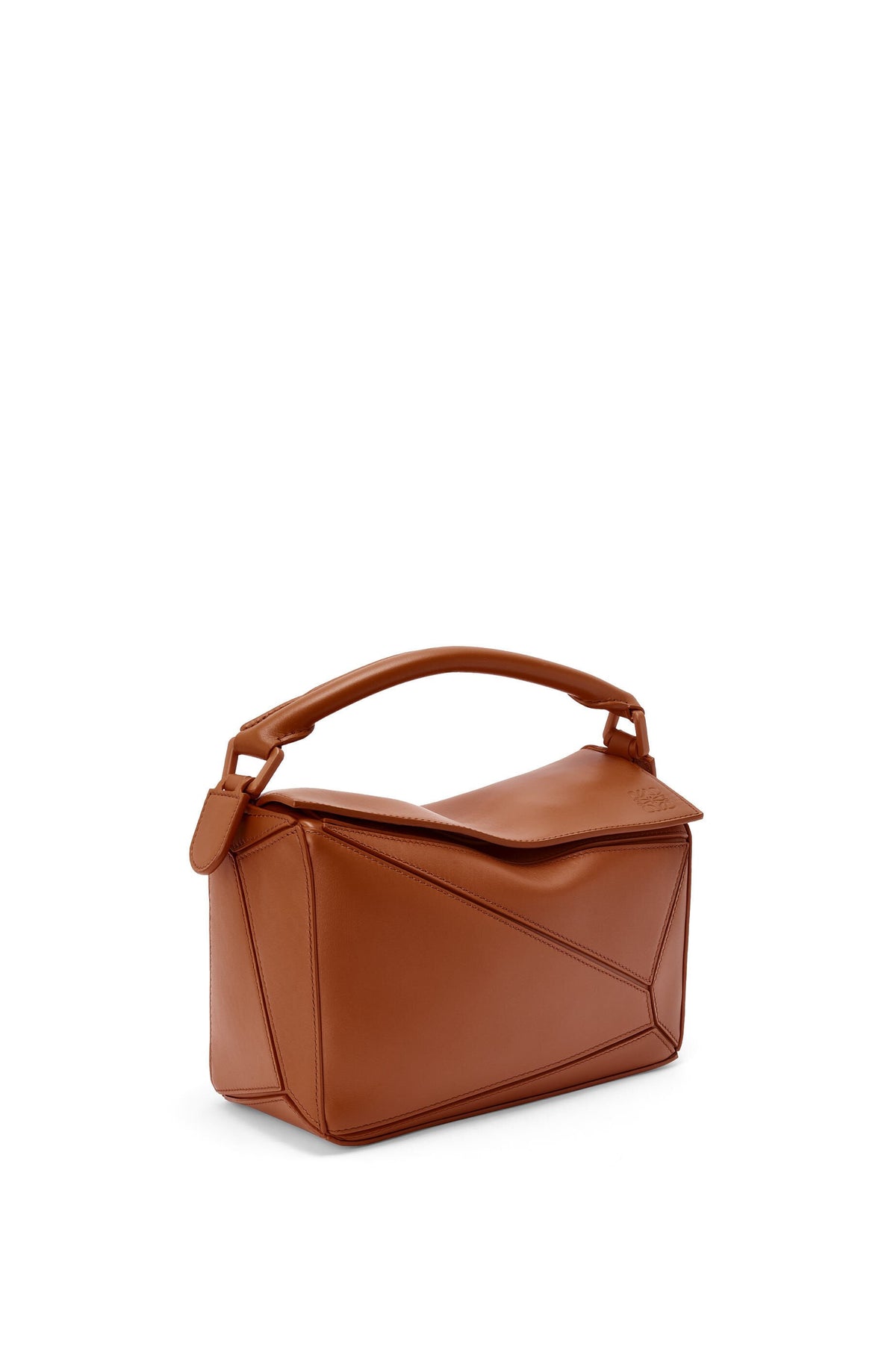 LOEWE PUZZLE SMALL SATIN CALFSKIN PECAN