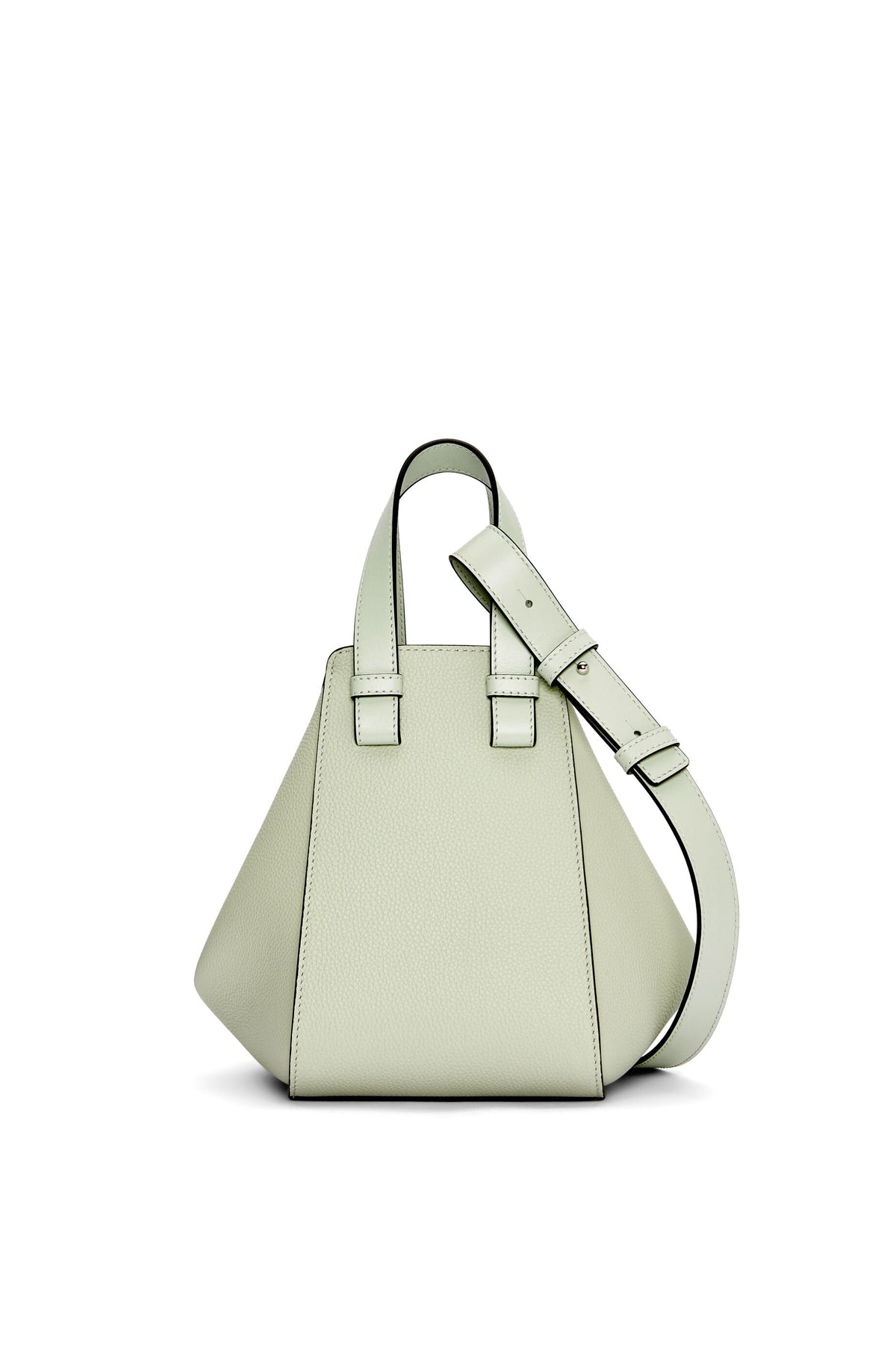 LOEWE HAMMOCK COMPACT GRAINED LEATHER LIGHT CELADON