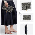 DIOR SADDLE POUCH OBLIQUE NAVY