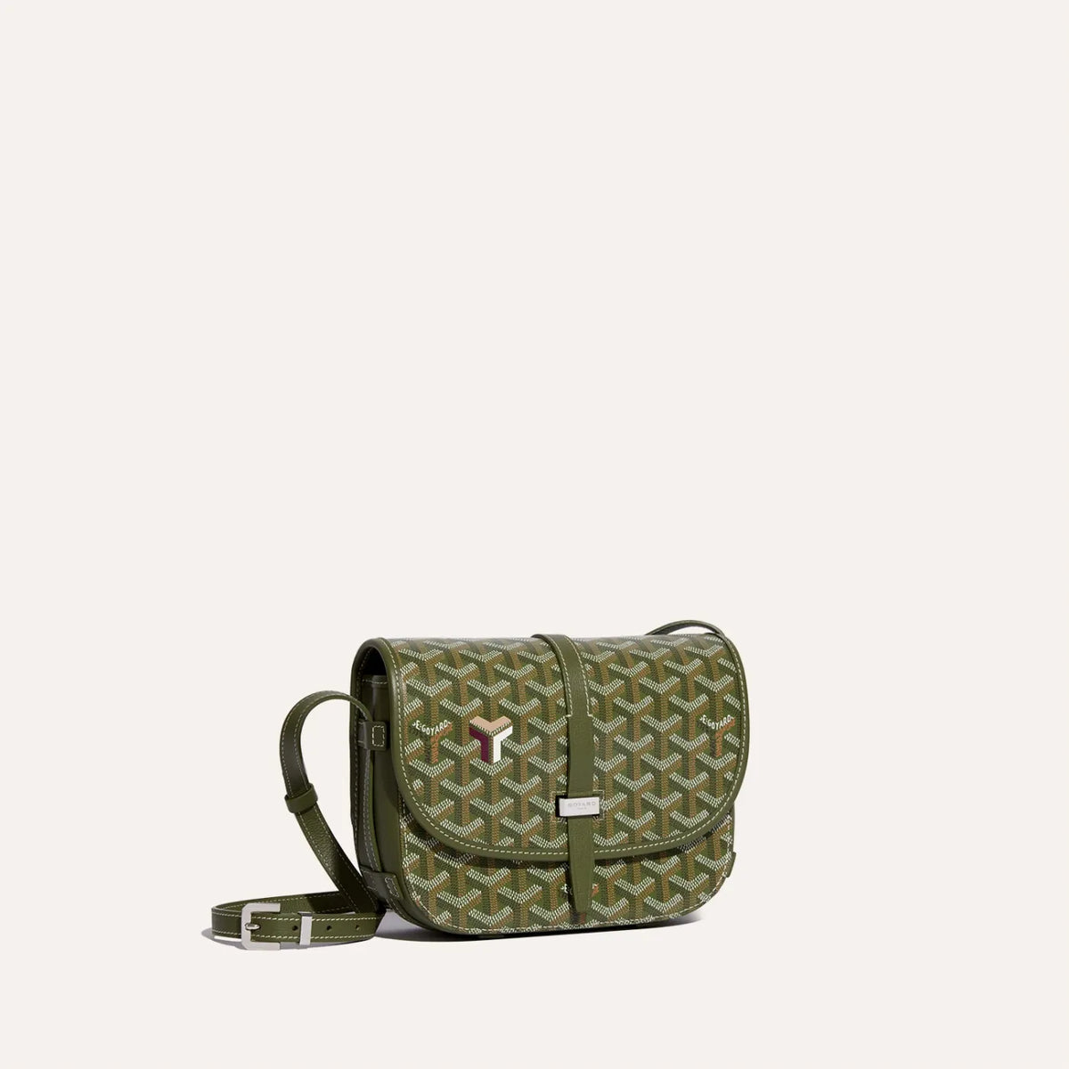 GOYARD BELVEDERE PM KHAKI