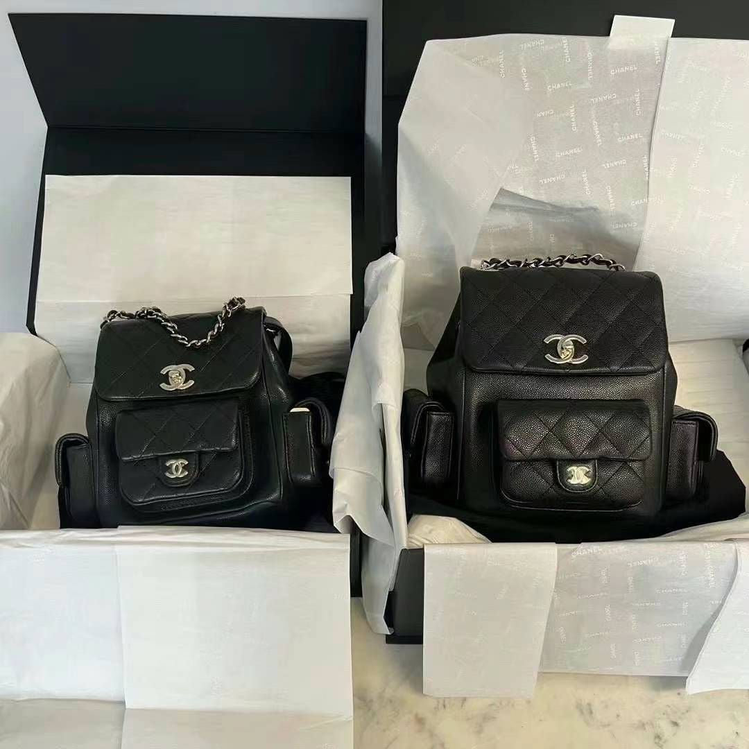chanel mini backpacks CHANEL DUMA 23K BACKPACK SMALL – HERMOSA LUXE