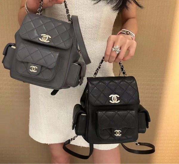 chanel duma backpack mini CHANEL DUMA 23K BACKPACK SMALL – HERMOSA LUXE