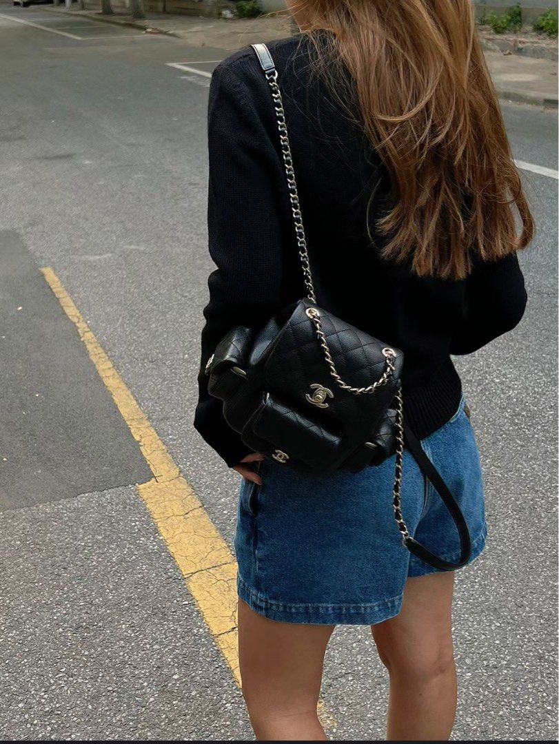 CHANEL DUMA 23K BACKPACK SMALL – HERMOSA LUXE