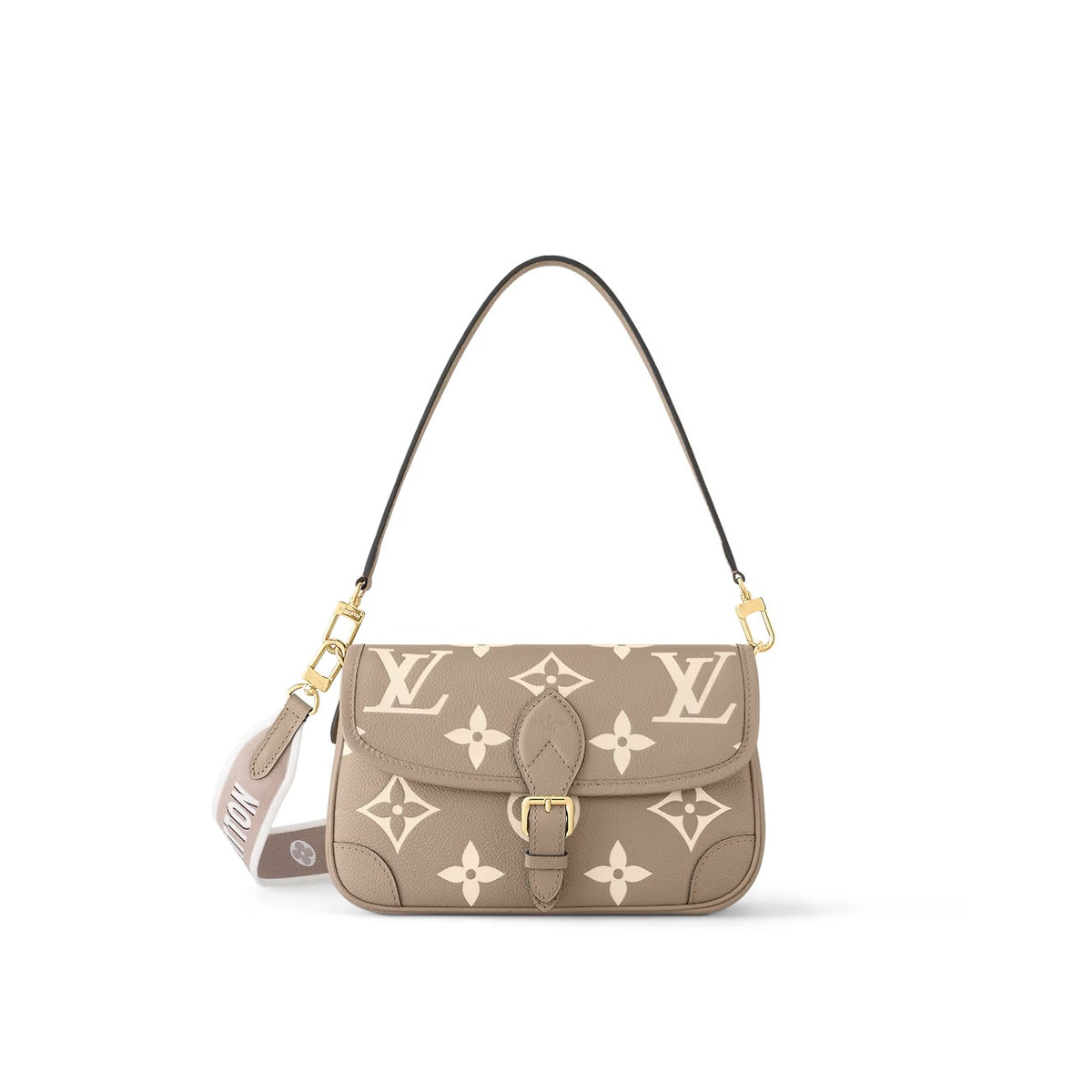 LOUIS VUITTON DIANE EMPRIENTE LEATHER BICOLOUR