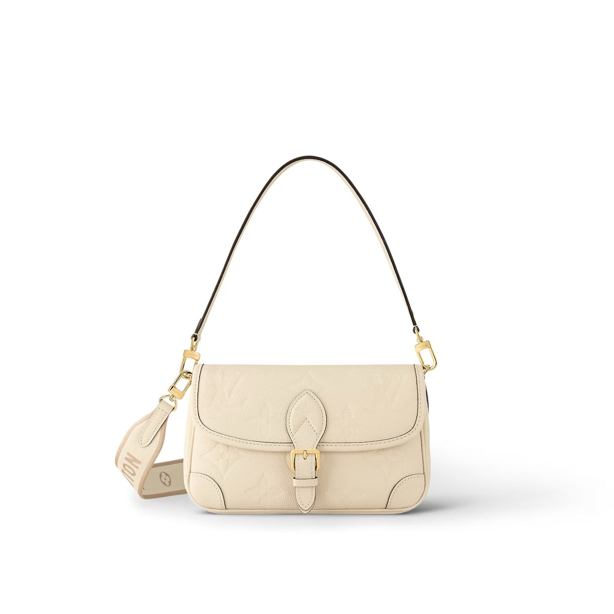 LOUIS VUITTON DIANE EMPRIENTE LEATHER CREME