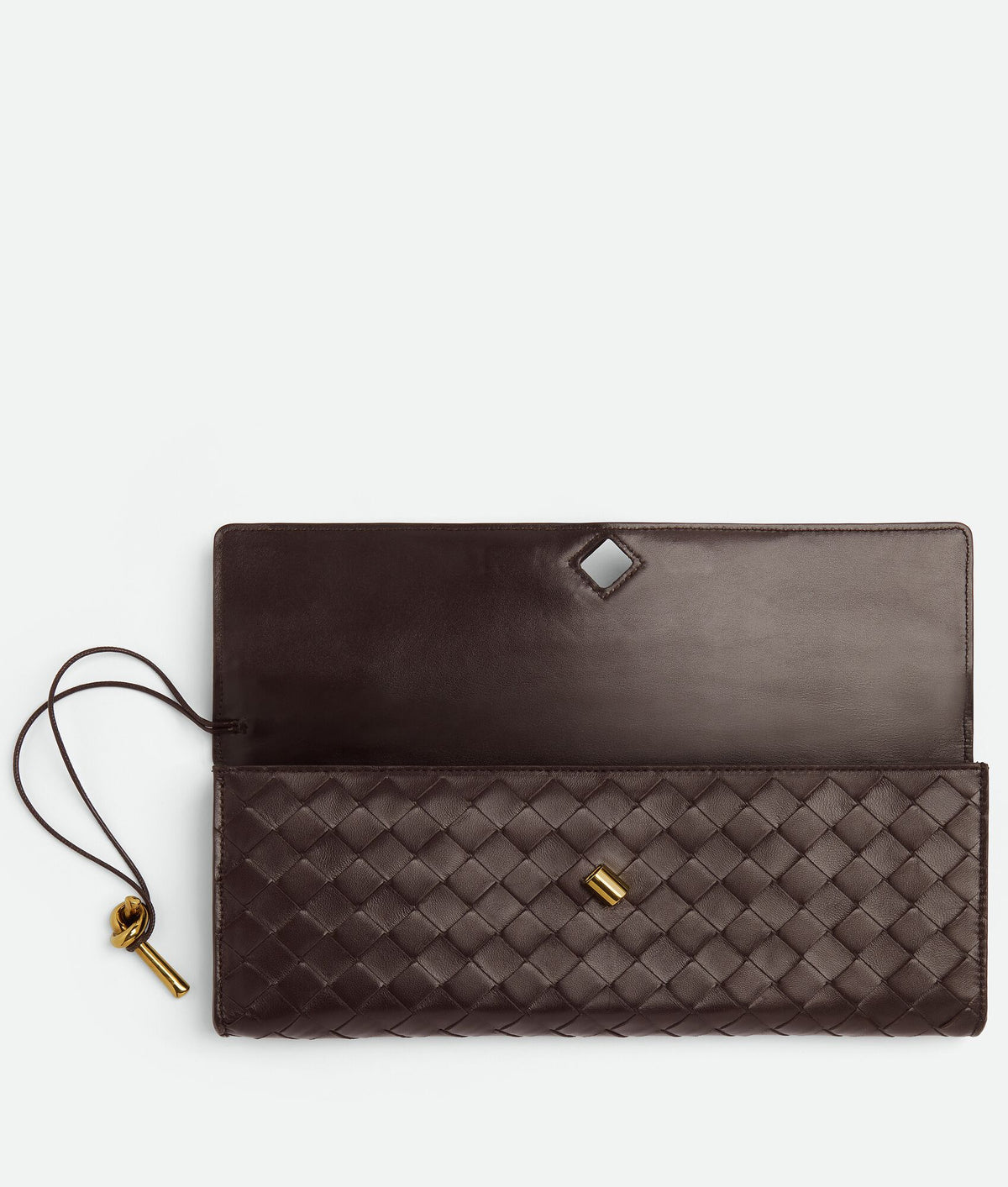 BOTTEGA VENETA ANDIAMO LONG CLUTCH FONDANT