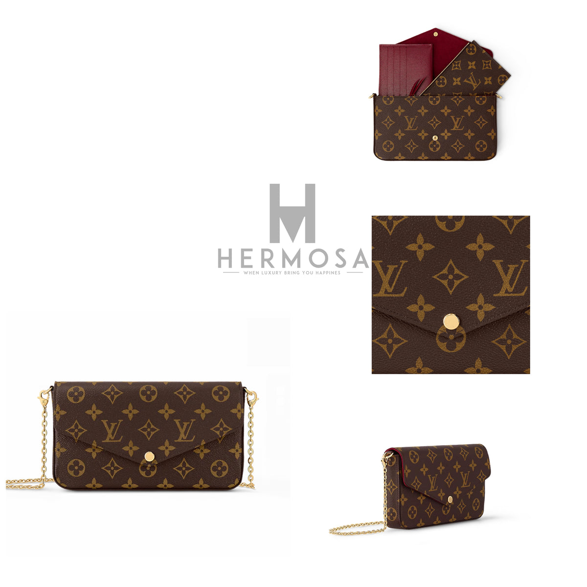 LV FELICIE MONOGRAM CANVAS