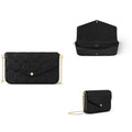 LV FELICIE EMPRIENTE LEATHER BLACK