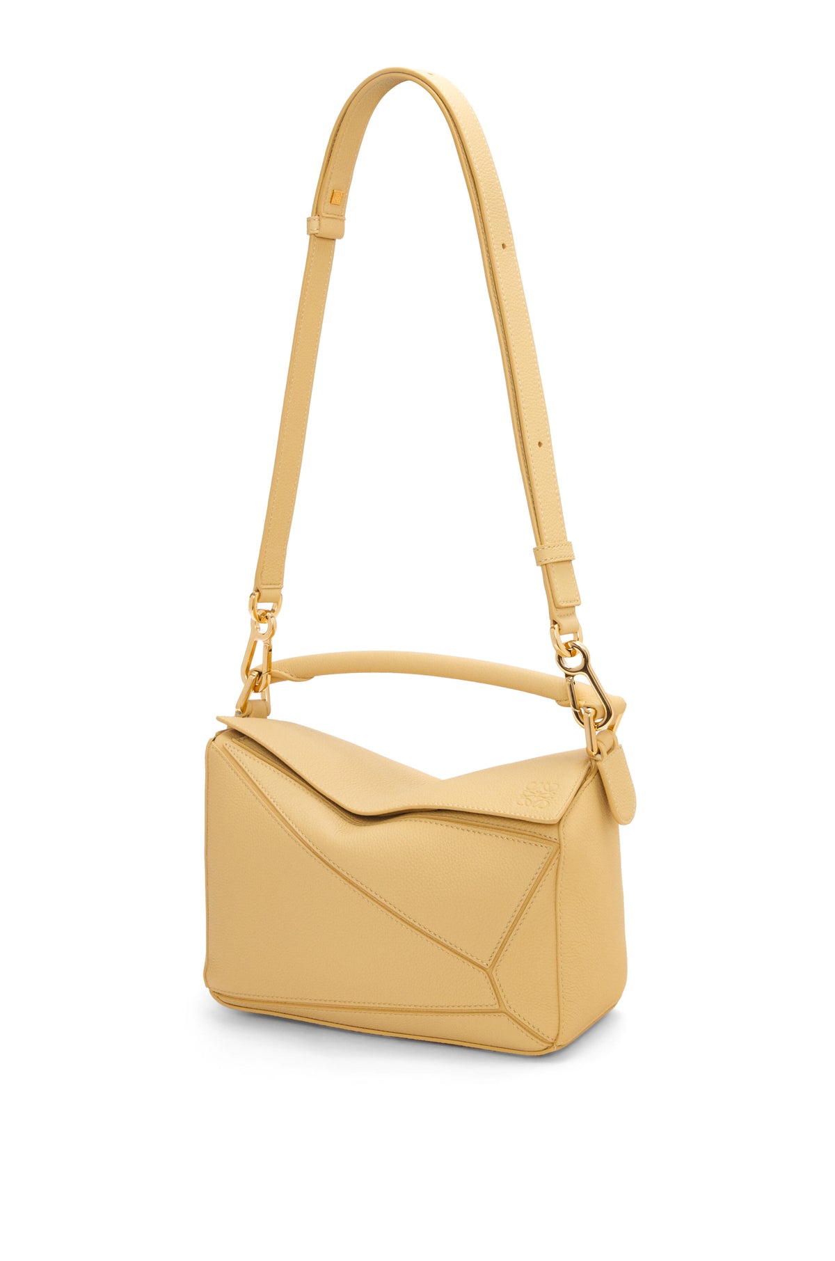 LOEWE PUZZLE SOFT GRAINED LEATHER DARK BUTTER