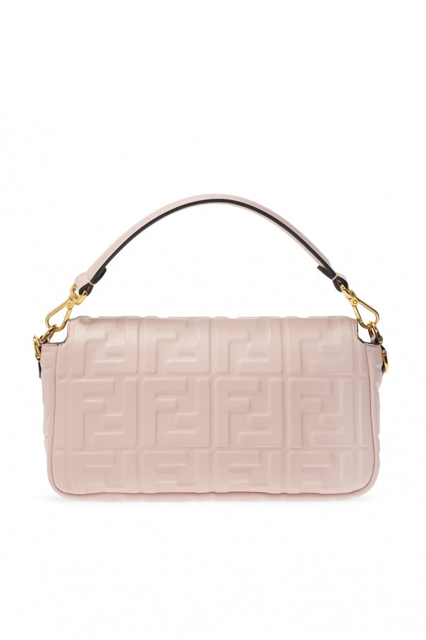 FENDI BAGUETTE PINK NAPPA LEATHER