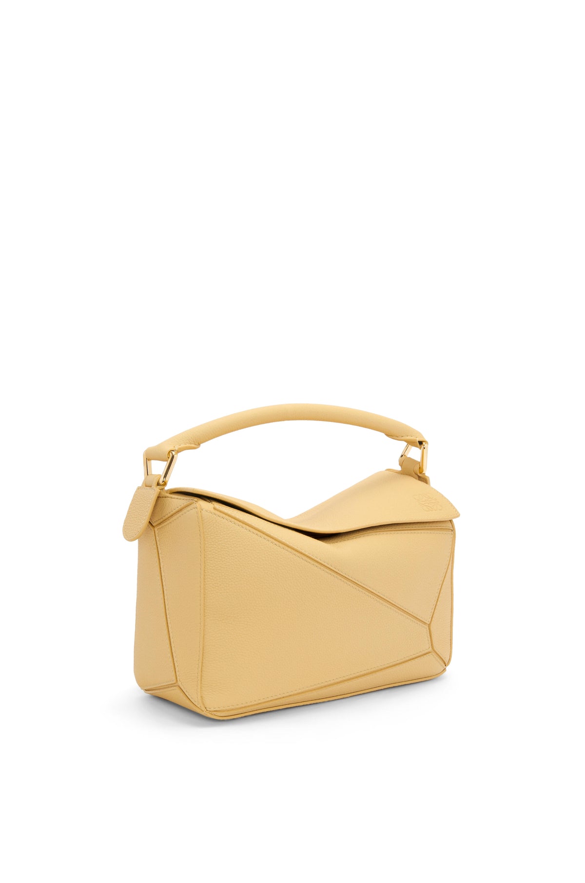 LOEWE PUZZLE SOFT GRAINED LEATHER DARK BUTTER