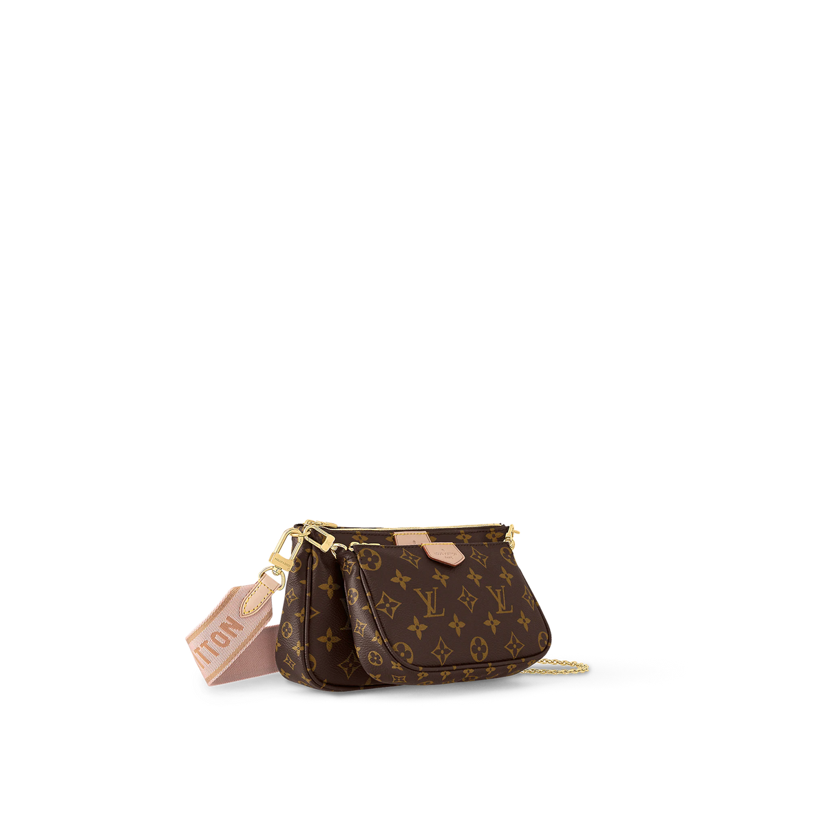 LOUIS VUITTON MULTI POCHETTE LIGHT PINK